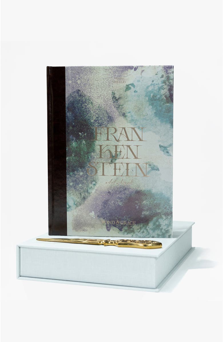 Bond & Grace Frankenstein Art Novel Collector's Edition, Main, color, Blue