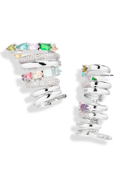 Cubic Zirconia Ear Climbers