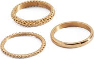 Alex and Ani Textured Stacking Ring Set of 3