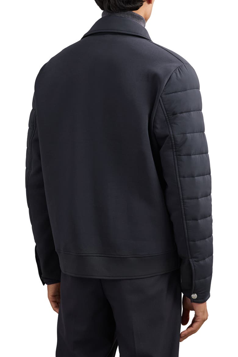 Harrison Quilted Shirt Jacket, Alternate, color, NAVY