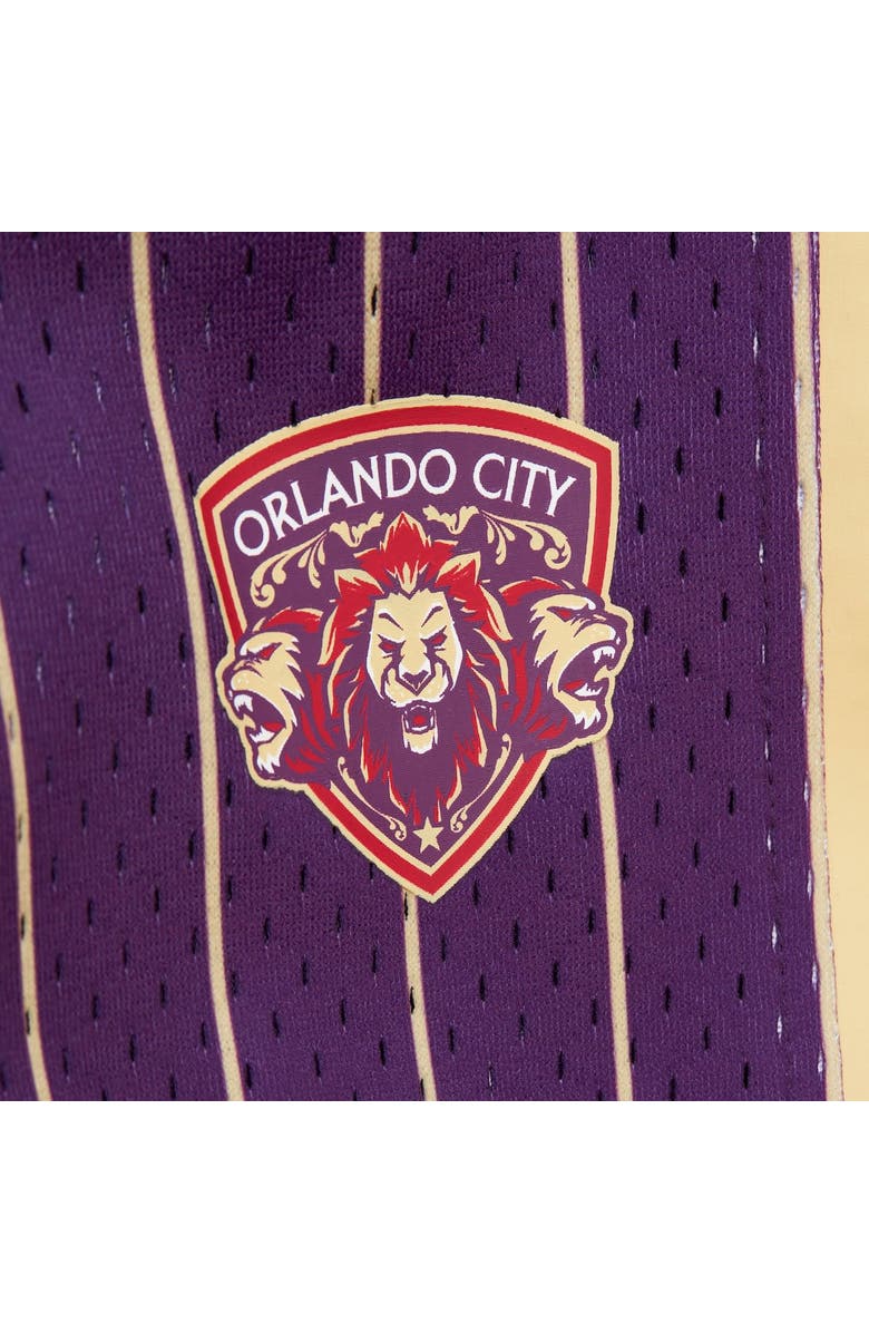 Mitchell & Ness Men's Mitchell & Ness Purple Orlando City SC 10th Anniversary Mesh Shorts, Alternate, color, Purple