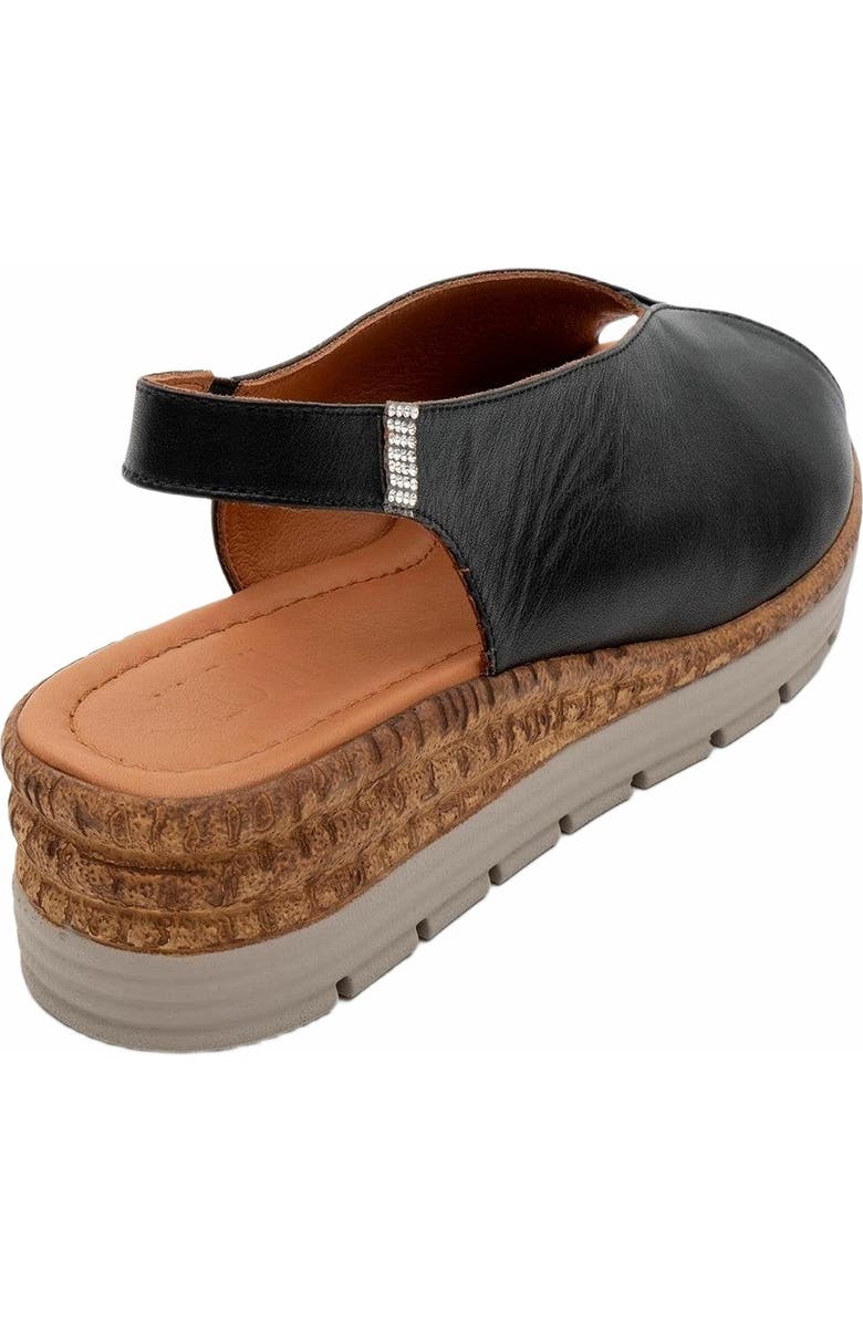 Forever & Always Shoes Blom Leather Platform Sandal, Alternate, color, Black Leather