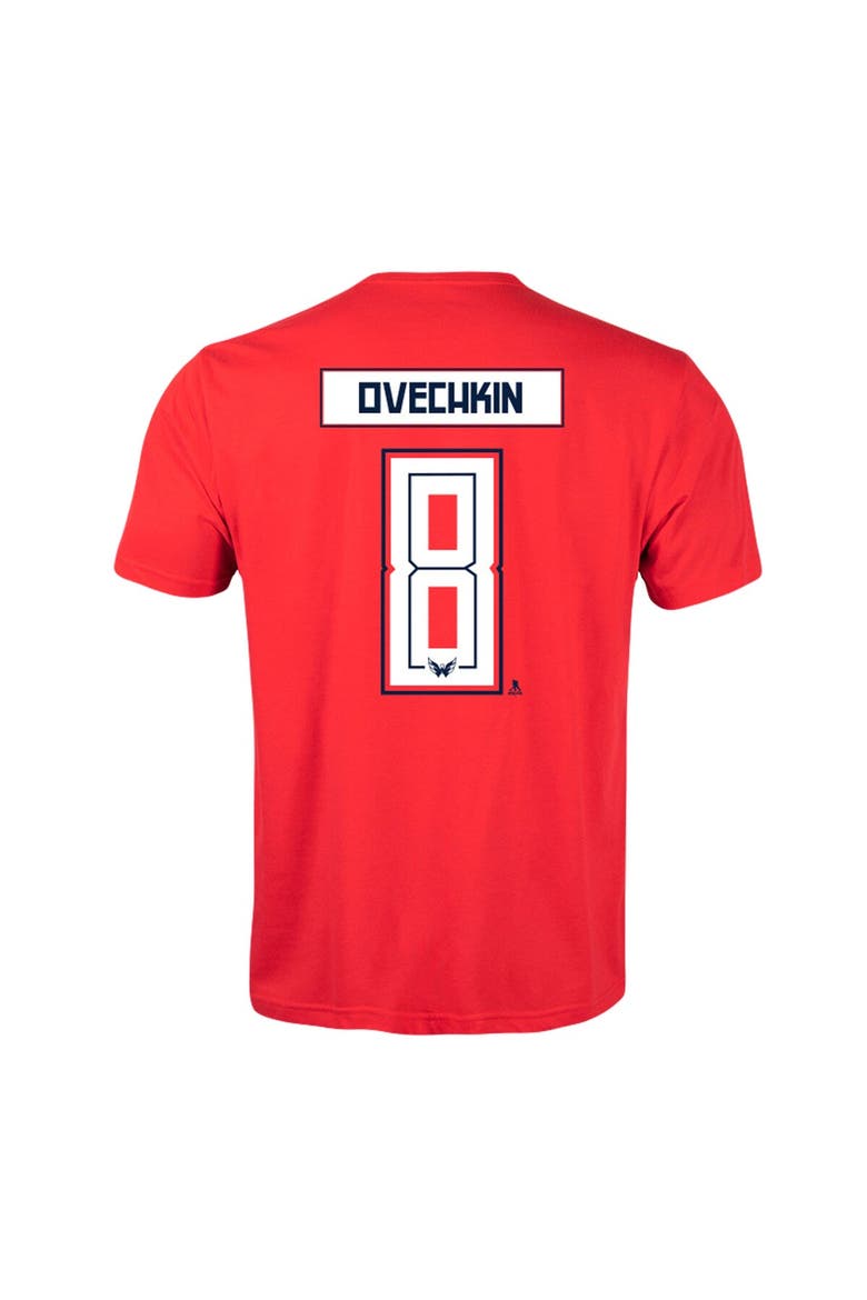 Men's Levelwear Alexander Ovechkin Red Washington Capitals Richmond Player Name & Number T-Shirt, Alternate, color, Red