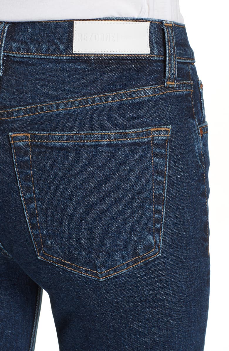 Re/Done Originals High Waist Stovepipe Jeans, Alternate, color, Mid 70S