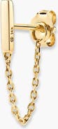 MEJURI Single Bar Chain Stud