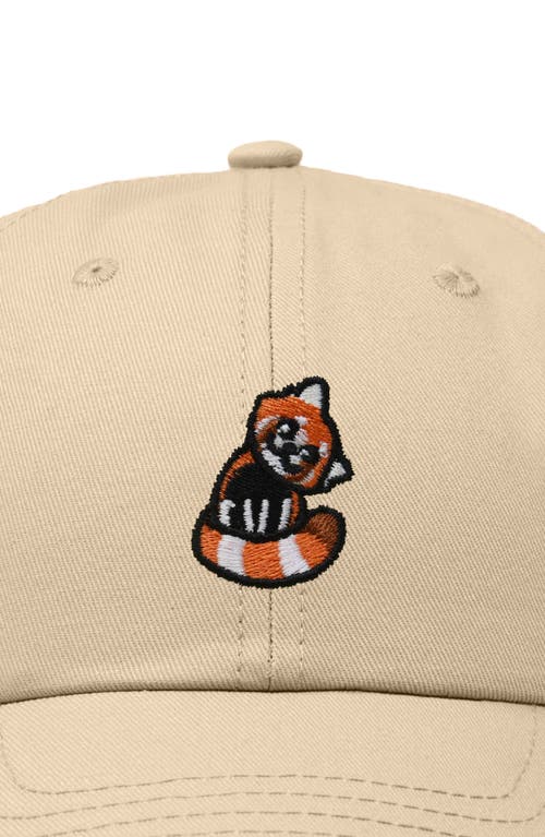 DALIX DALIX RED PANDA EMBROIDERED DAD HAT