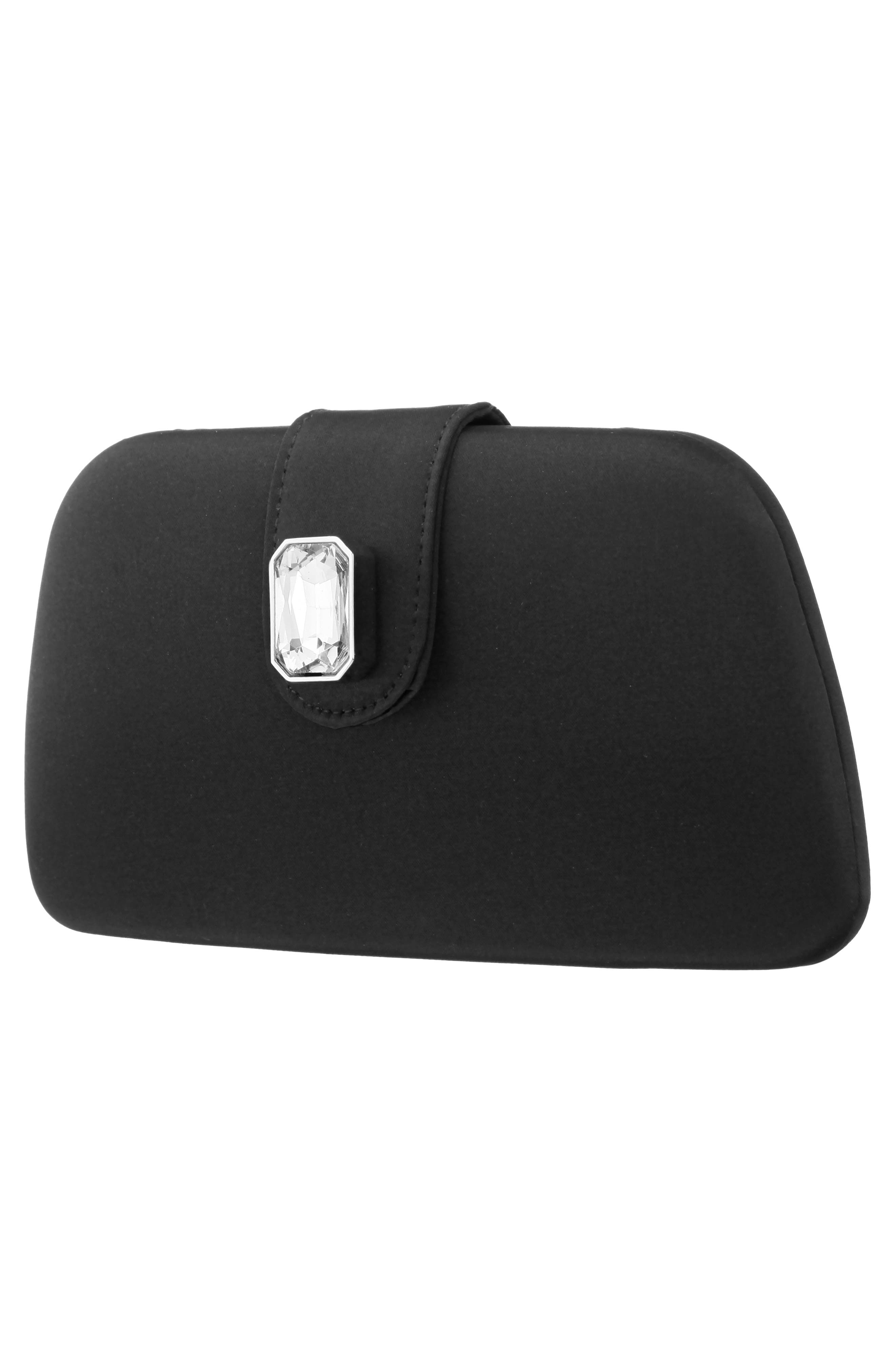 Nina Danni Clutch, Alternate, color, Black