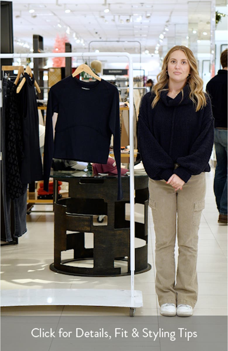 Protagonist Long Sleeve Crop T-Shirt, sales video thumbnail