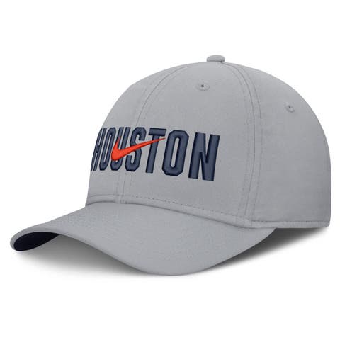 Men's Nike  Gray Houston Astros Primetime Rise Dri-FIT Flex Hat