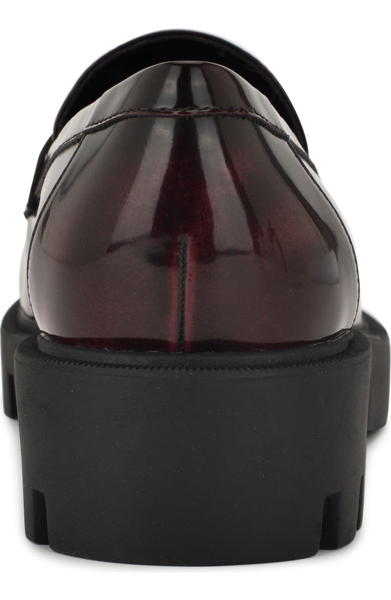 Nine West Missa Platform Lug Loafer, Alternate, color, Dark Red 600