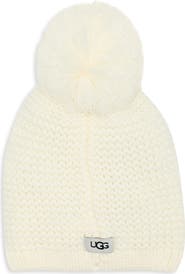 UGG® Chunky Knit Beanie with Pom
