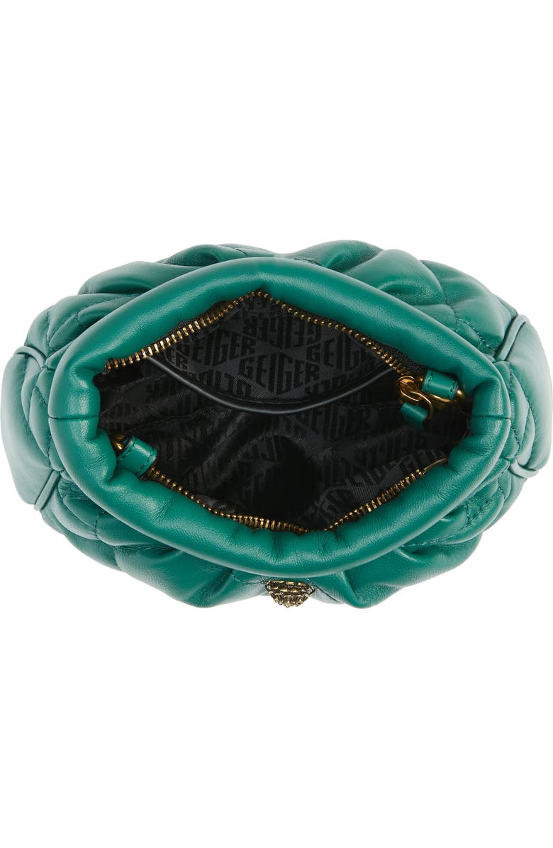 Kurt Geiger London Kensington Quilted Leather Clutch, Alternate, color,