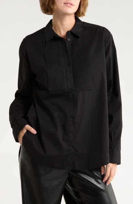 AllSaints Avril Cotton Button-Up Shirt