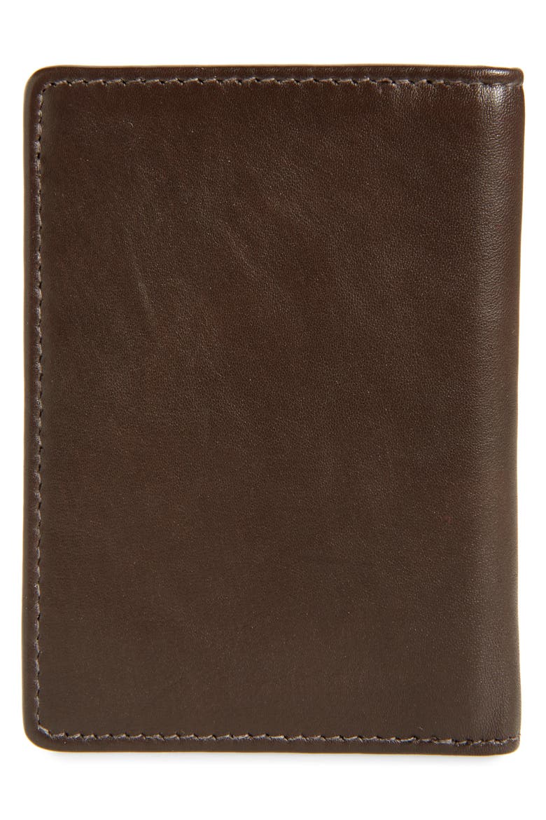 Liam Leather Folding Card Case, Alternate, color, BROWN EARTH