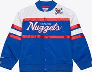 Mitchell & Ness Men's Mitchell & Ness Royal Denver Nuggets Hardwood Classics Head Coach Lightweight Satin Full-Snap Jacket