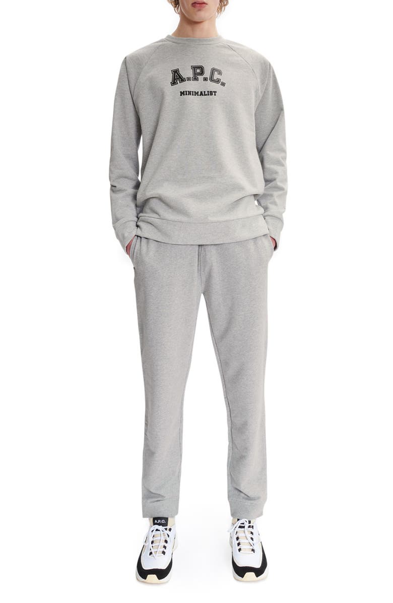 A.P.C. Phil Crewneck Sweatshirt, Alternate, color, 