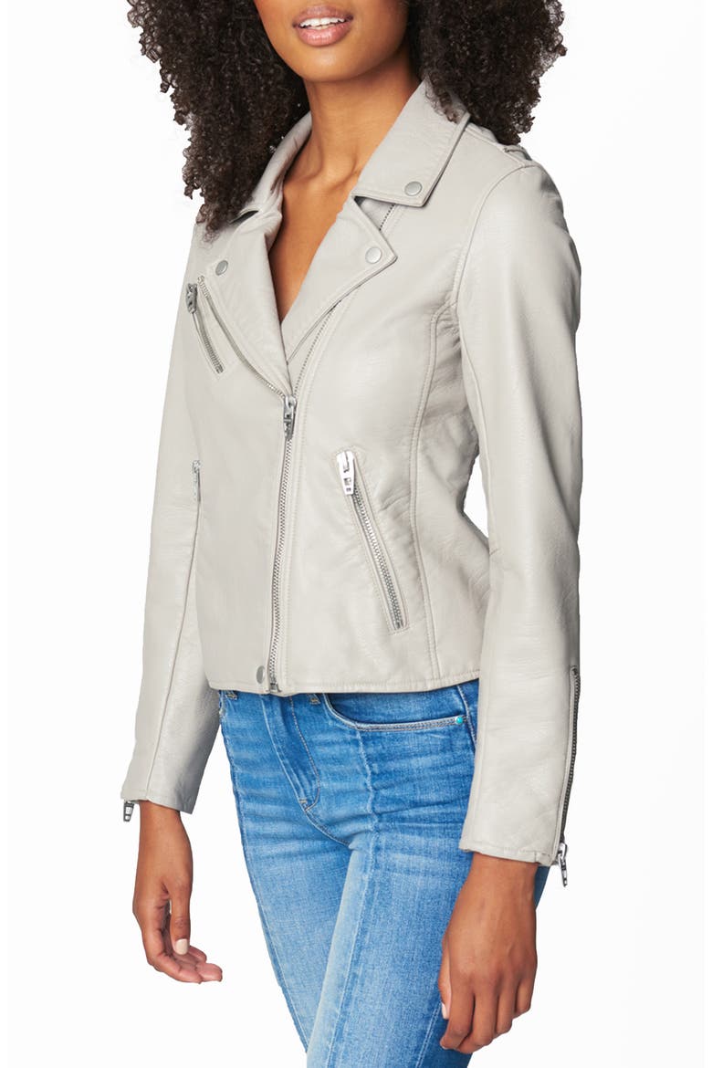 Faux Leather Moto Jacket, Alternate, color, ON THE ROCKS