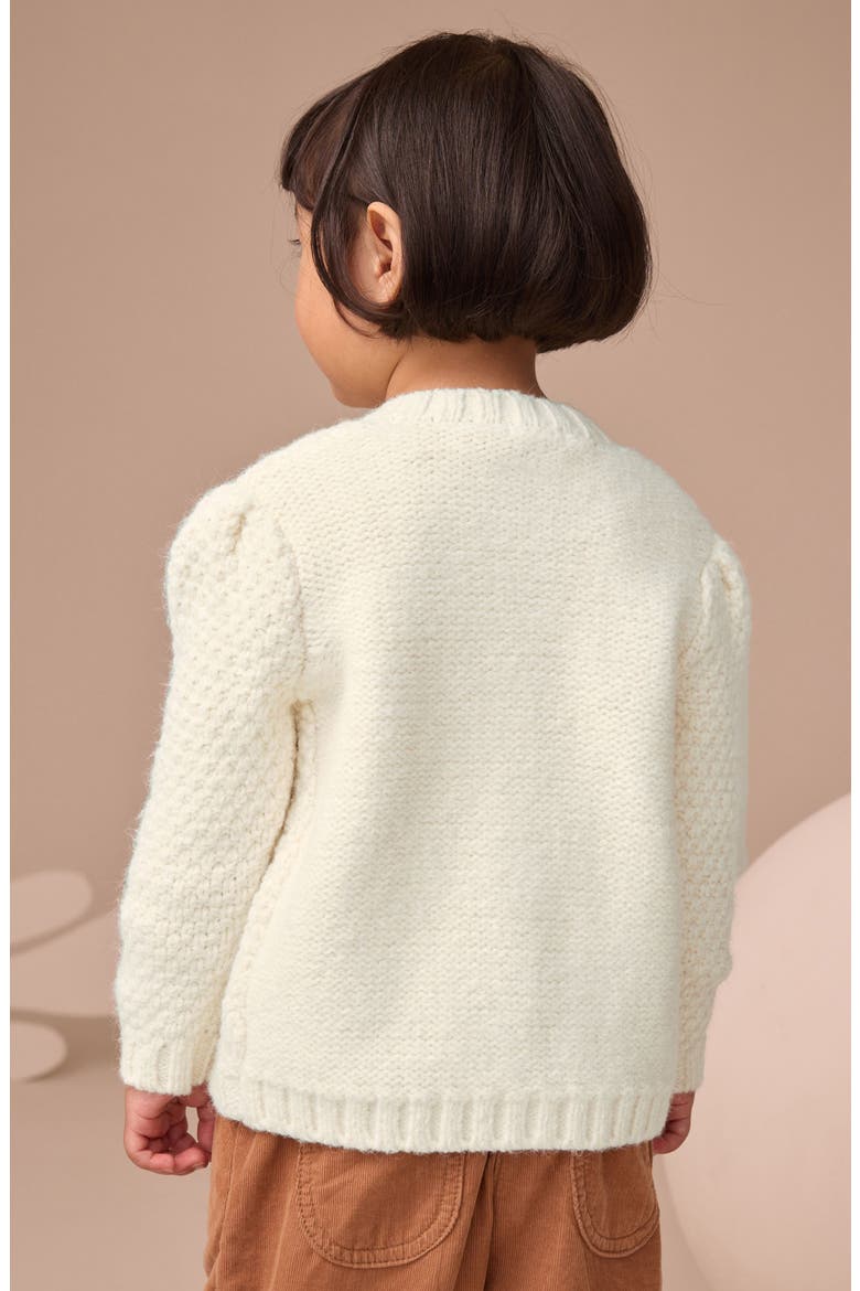 Kids' Chunky Button-Up Cardigan, Alternate, color, NEUTRAL