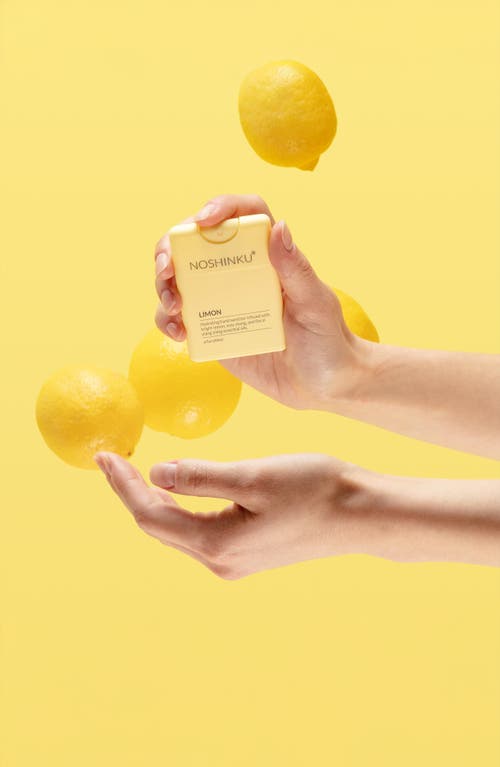 Noshinku Refillable Limon Hydrating Hand Sanitizer Spray In Yellow