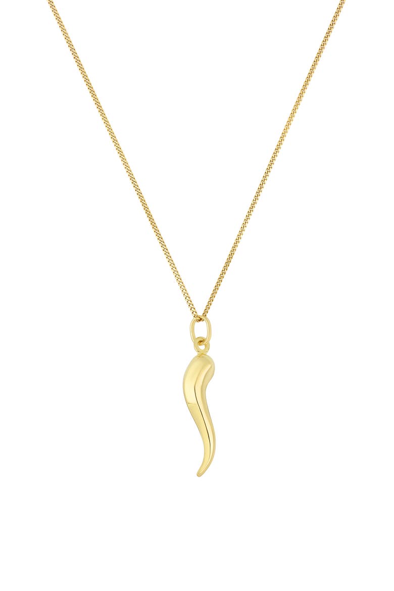 14K Gold Pendant Necklace (Nordstrom Exclusive), Main, color, 14K YELLOW GOLD