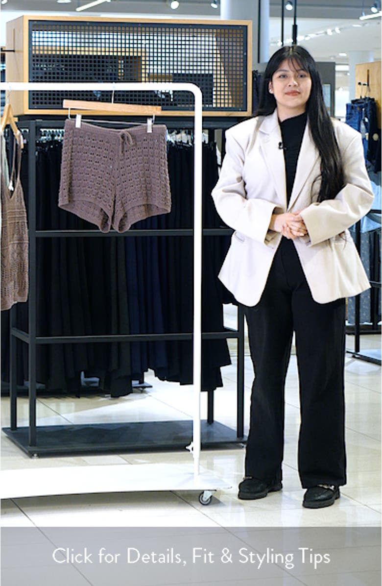 Open Stitch Beach Shorts, sales video thumbnail