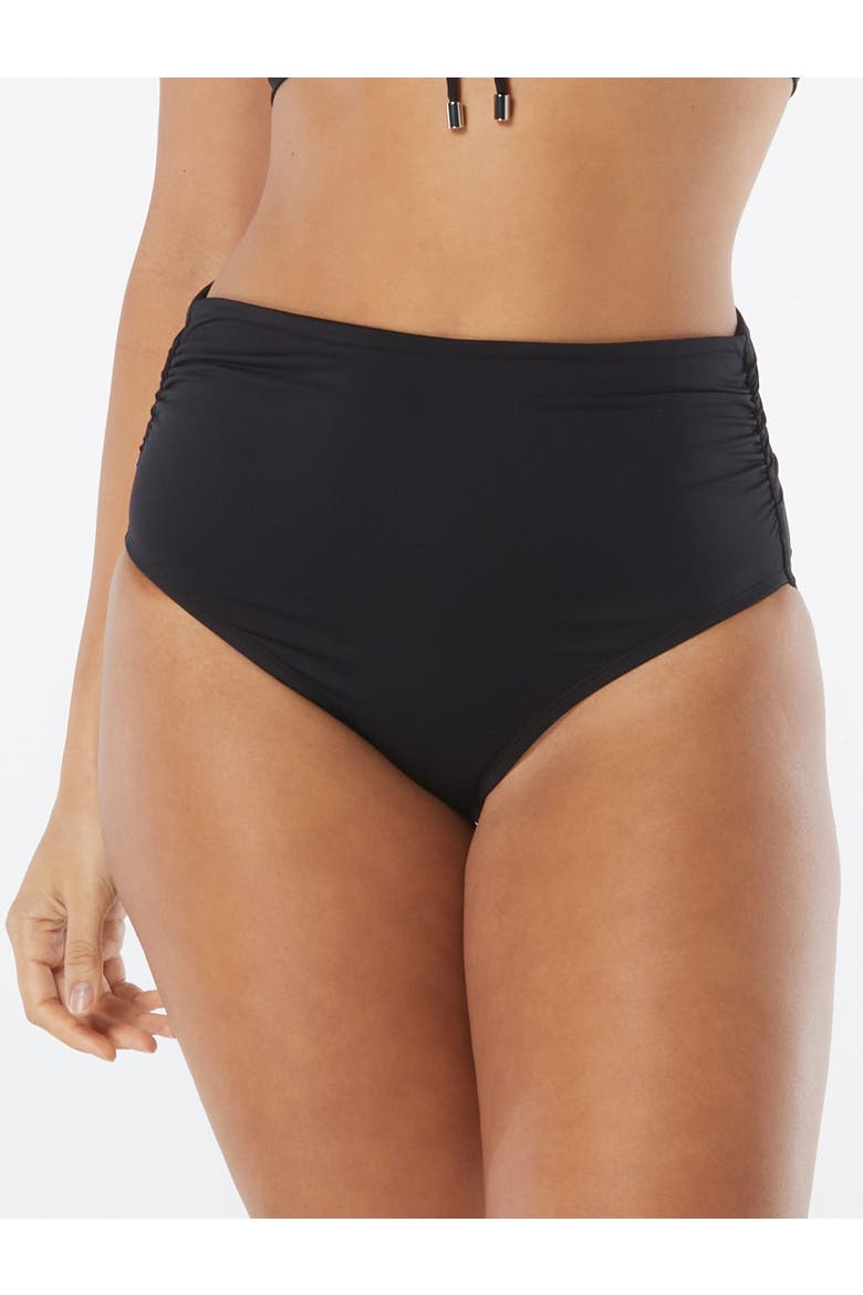 Impulse Rollover Swim Bottom, Main, color, Cast-Black