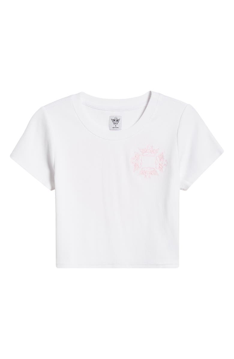 BOYS LIE Still Blushing Embroidered Crop T-Shirt, Alternate, color, 