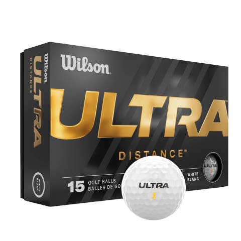 Ultra Distance Golf Balls - 15 Pack - White