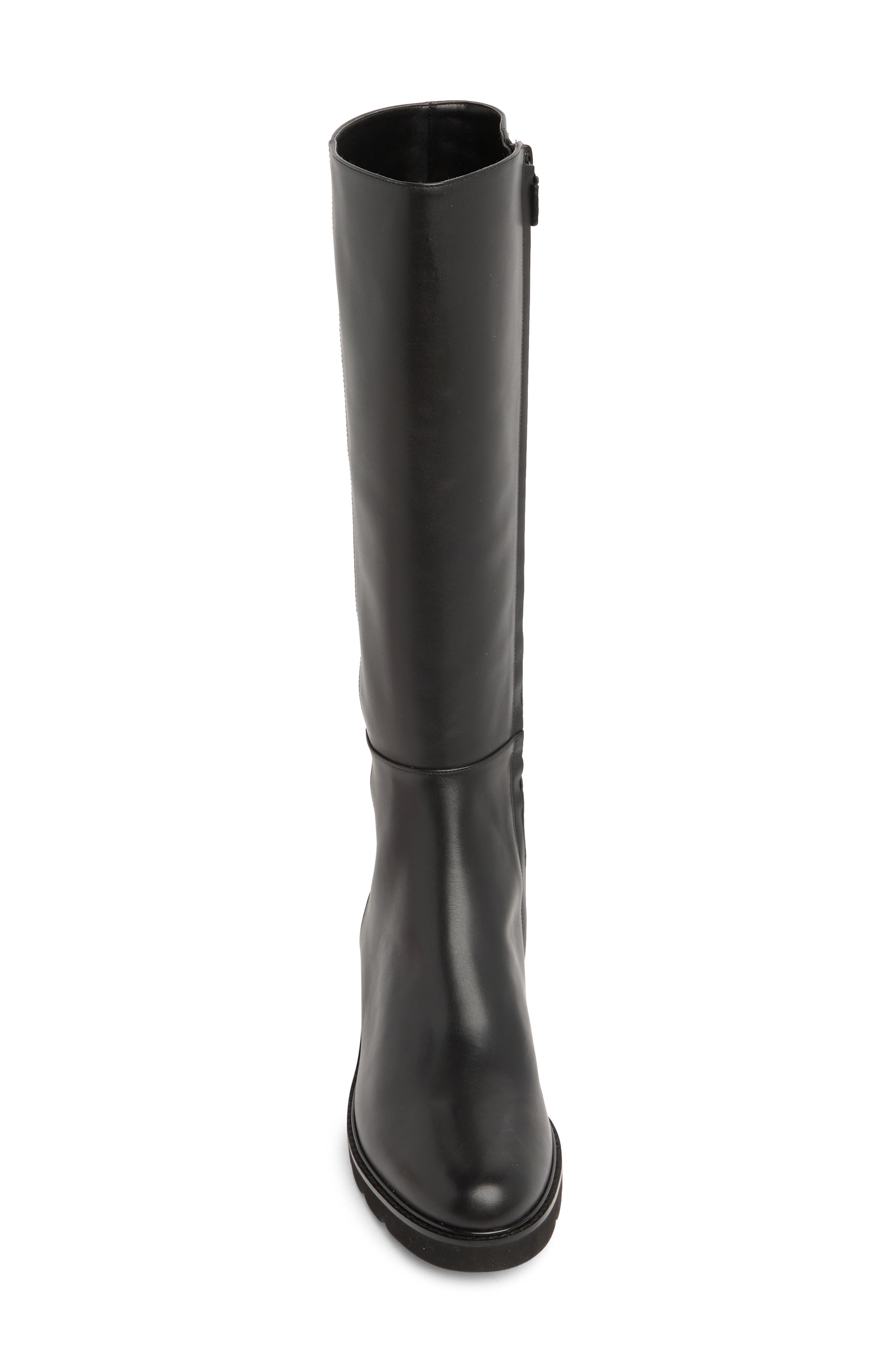 Stuart Weitzman Tall Zip-up Donna Boot, Alternate, color, 