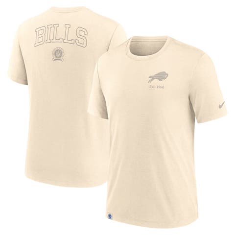 Men's Nike Cream Buffalo Bills Glory Tri-Blend T-Shirt