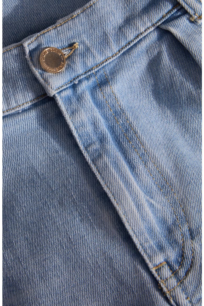 Donna Denim Maternity Shorts, Alternate, color, LIGHT BLUE