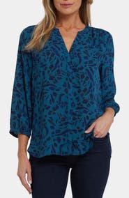 NYDJ Pintuck Top