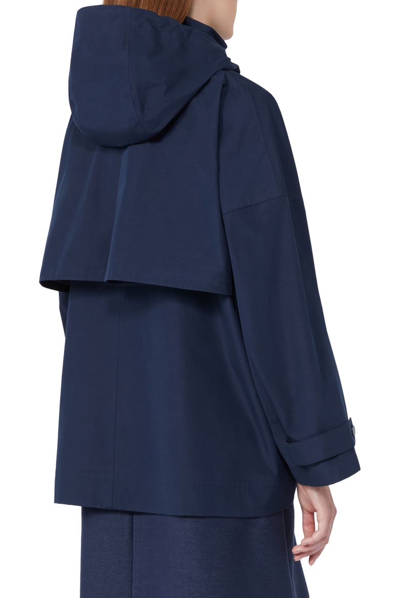 Labbro Hooded Raincoat, Alternate, color, NAVY