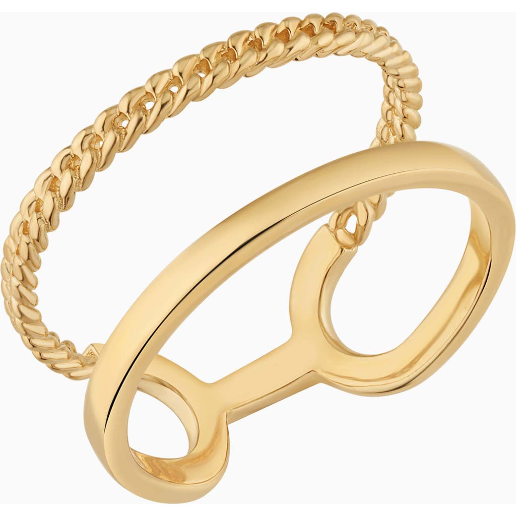 Oradina 14k Yellow Gold Twin Set Ring In Yellow Gold