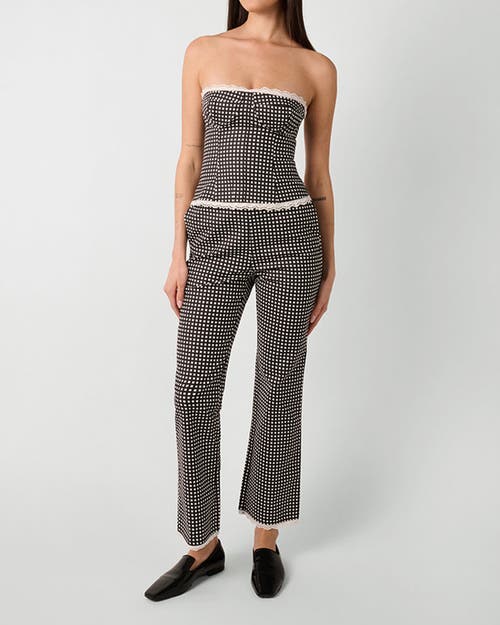 Weworewhat Crop Straight Pant