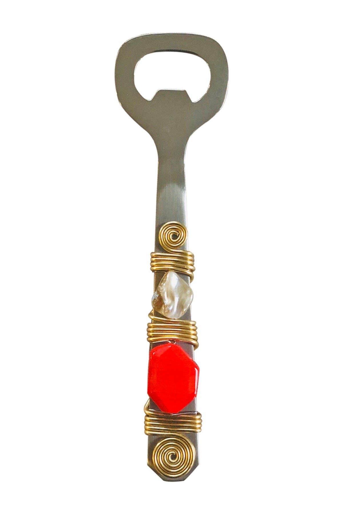 Tiramisu Mother-of-Pearl Embellished Bottle Opener