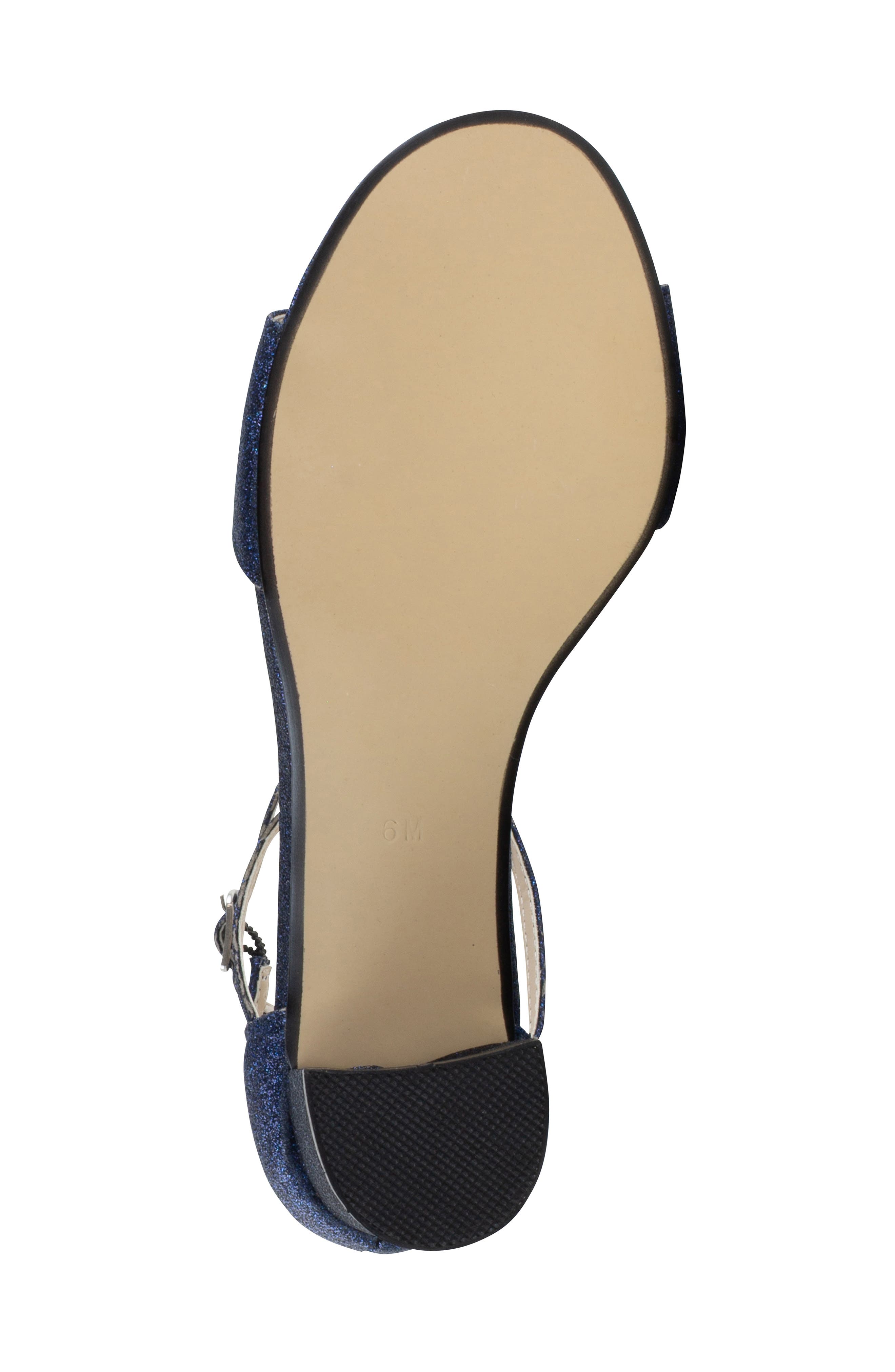 Jackie Block Heel Sandal, Alternate, color, NAVY