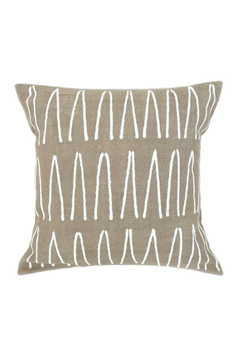 Sadza Lines Pillow Cover - Savanna Beige 18", Main, color, Beige