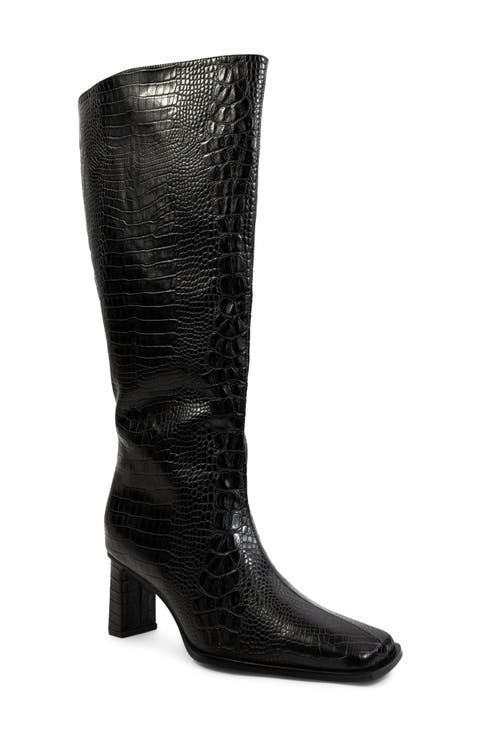 McKenzie Faux Leather Knee High Boot