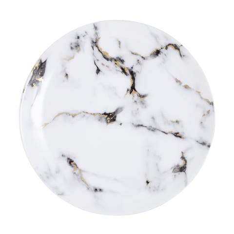 Marble Venice Fog Dinner Plate