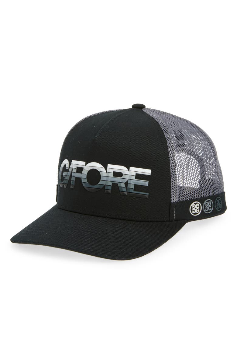 G/FORE Gradient Logo Trucker Hat, Main, color,