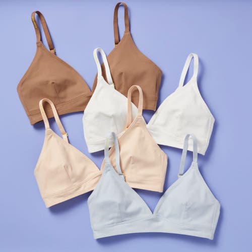 Yellowberry Lily Triangle Bra In Mocha