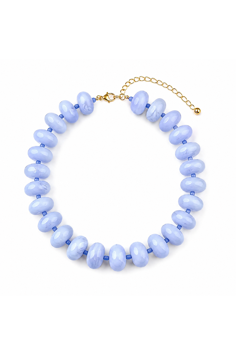 Hudson Glow Necklace, Main, color, Blue
