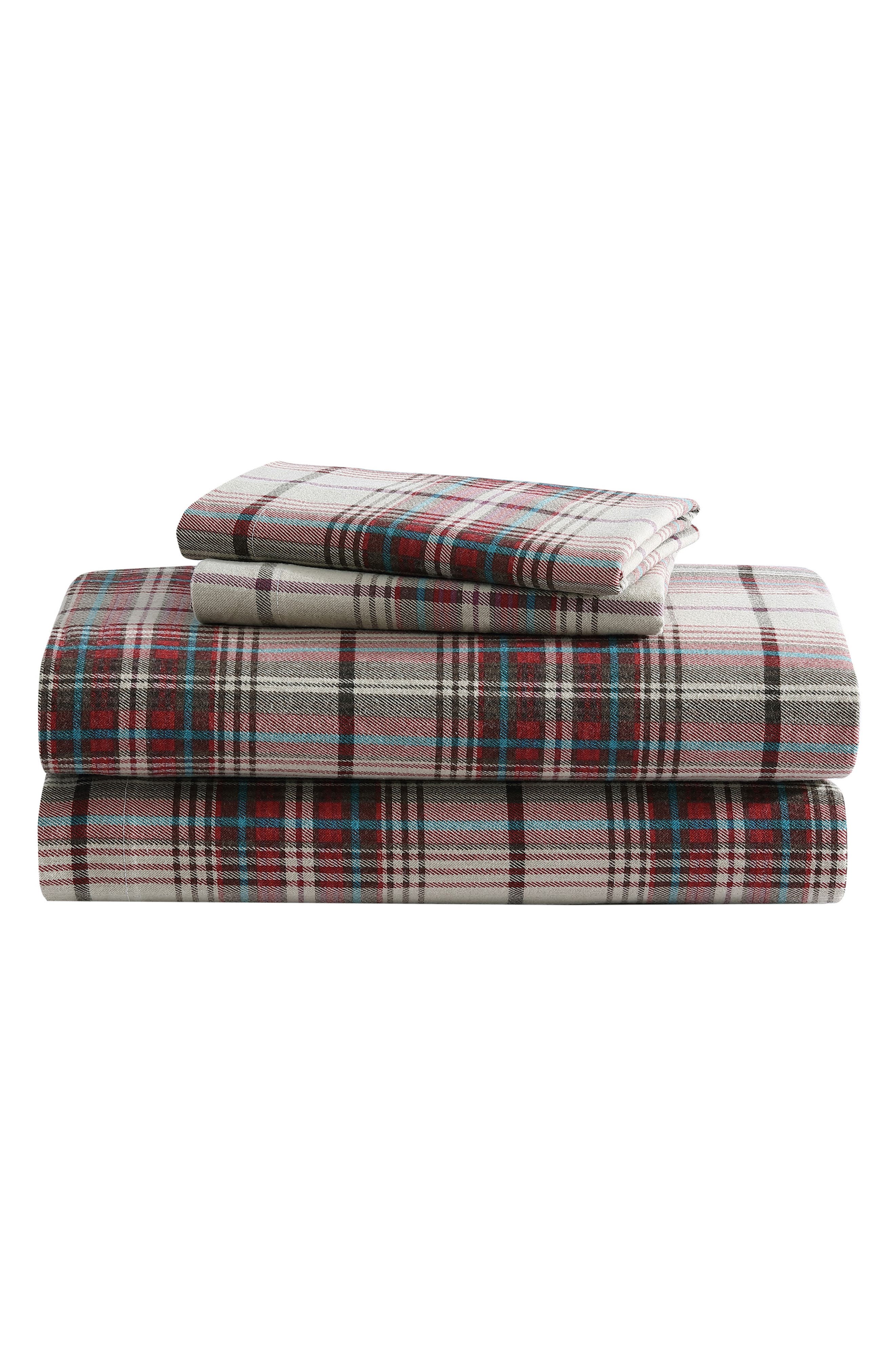 Eddie Bauer Montlake Plaid Cotton Flannel Sheet Set