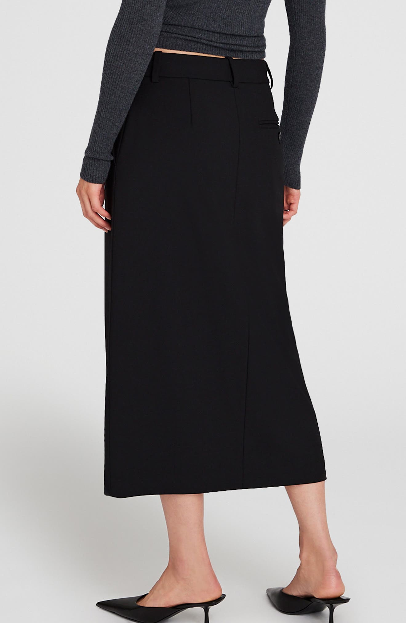 Midi Suit Skirt - image 2