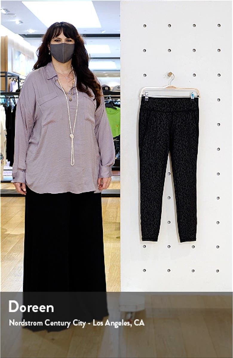 All Day High Waist Embossed Leggings, sales video thumbnail