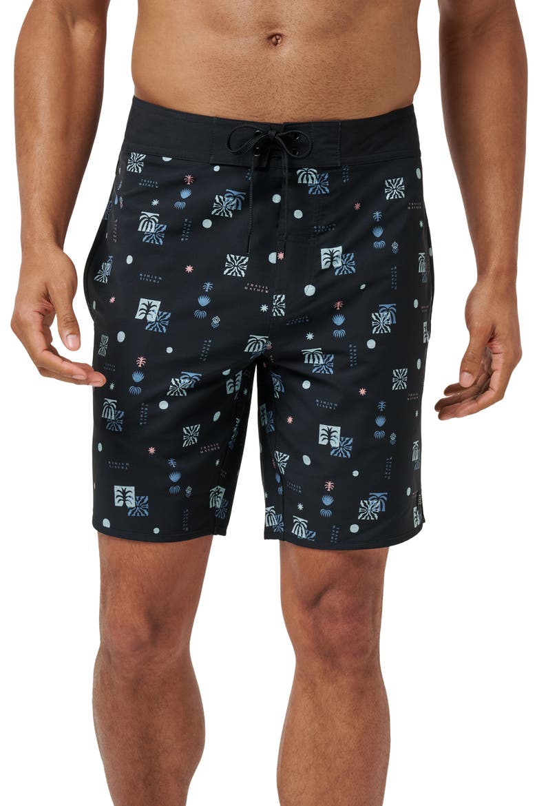Quick Trip Board Shorts, Main, color, BLACK
