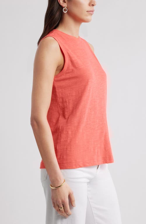 Caslonr Caslon(r) Sleeveless Cotton Blend Crewneck T-shirt
