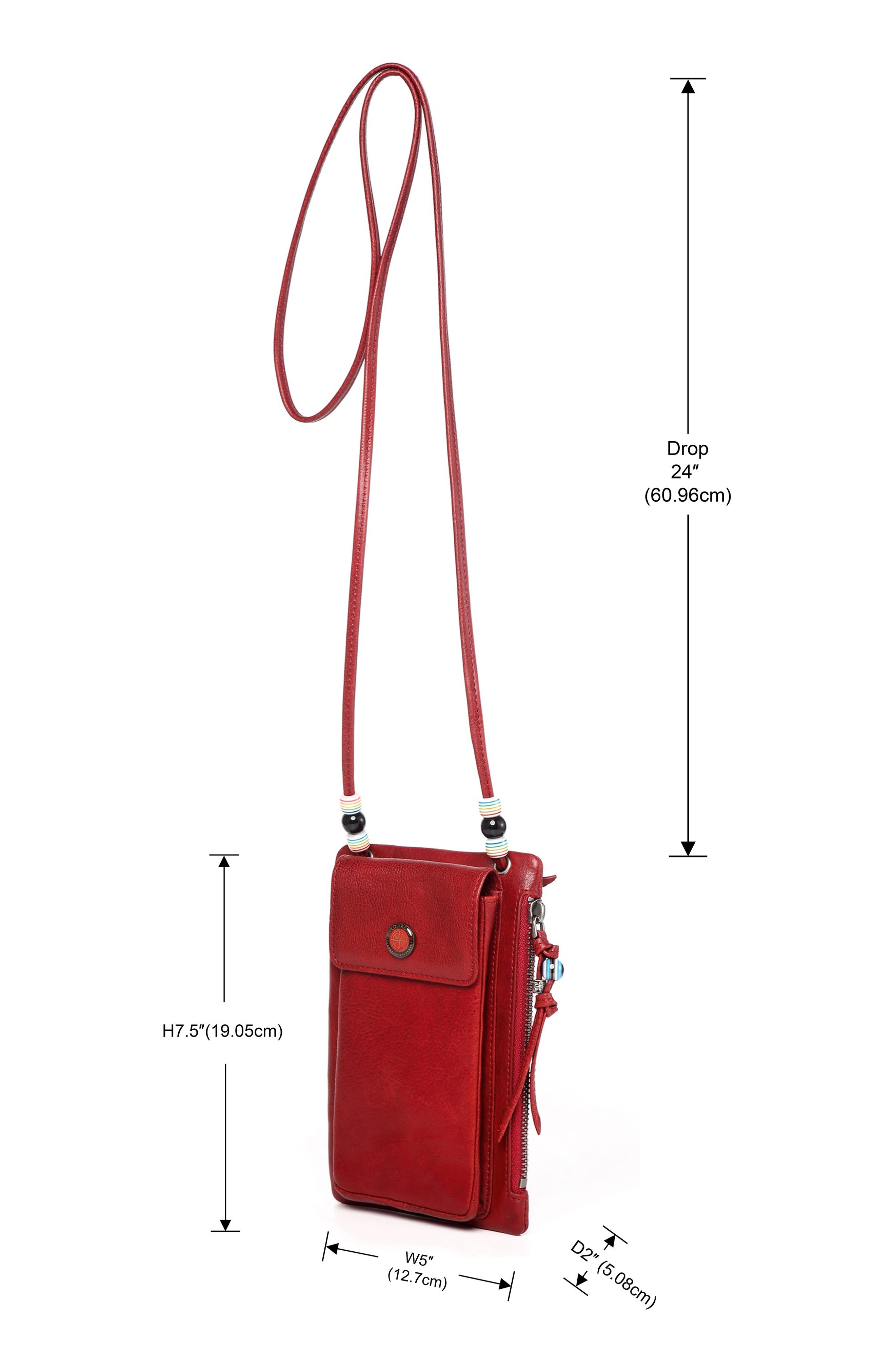 Northwood Crossbody Wallet, Alternate, color, RED