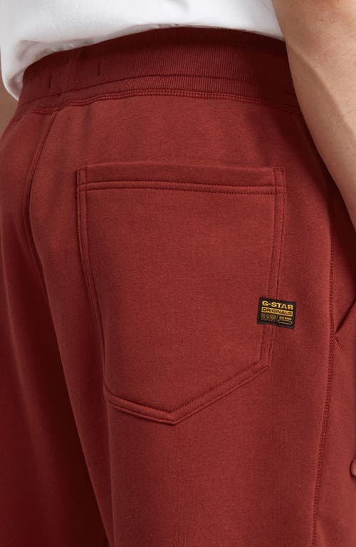 G-star Premium Core Type C Slim Fit Joggers In Dry Red